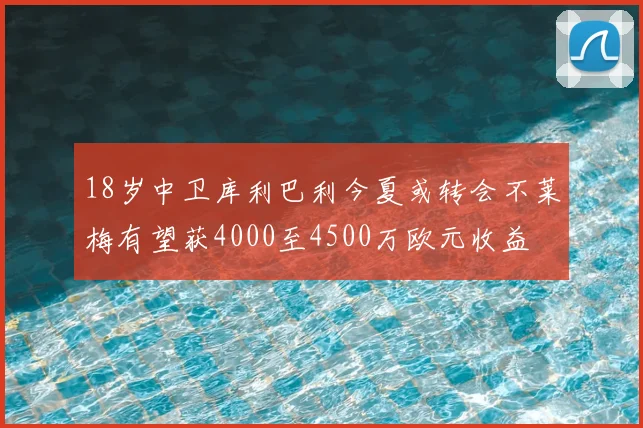 18岁中卫库利巴利今夏或转会不莱梅有望获4000至4500万欧元收益
