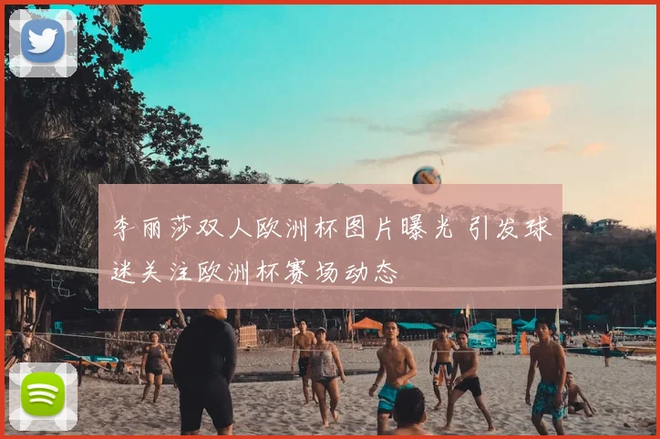 李丽莎双人欧洲杯图片曝光 引发球迷关注欧洲杯赛场动态